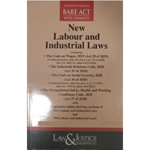 Law & Justice Publishing Co's New Labour and Industrial Laws Bare Act 2024